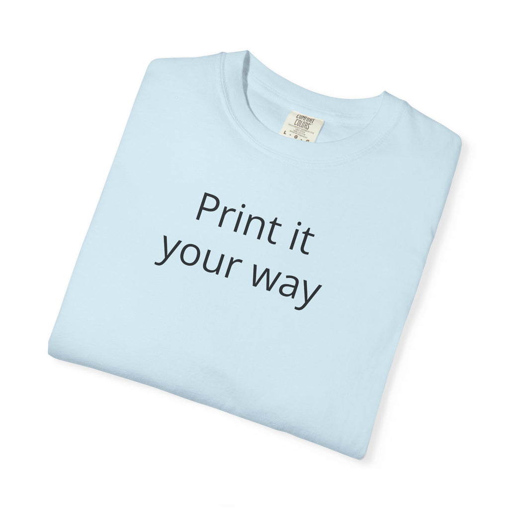 Unisex Garment-Dyed T-shirt