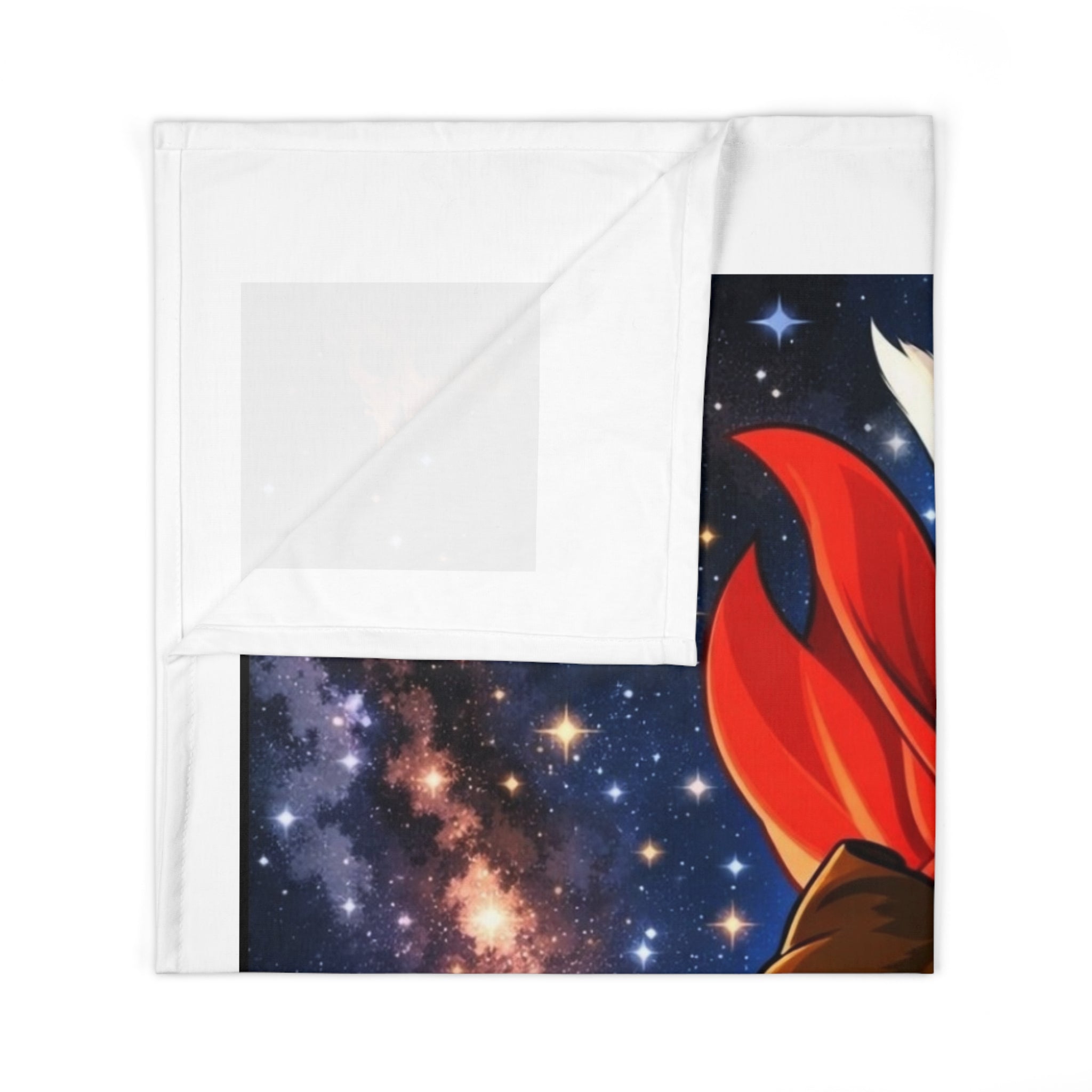 Baby Swaddle Blanket — Superhero Beagle in Space Nursery Swaddle