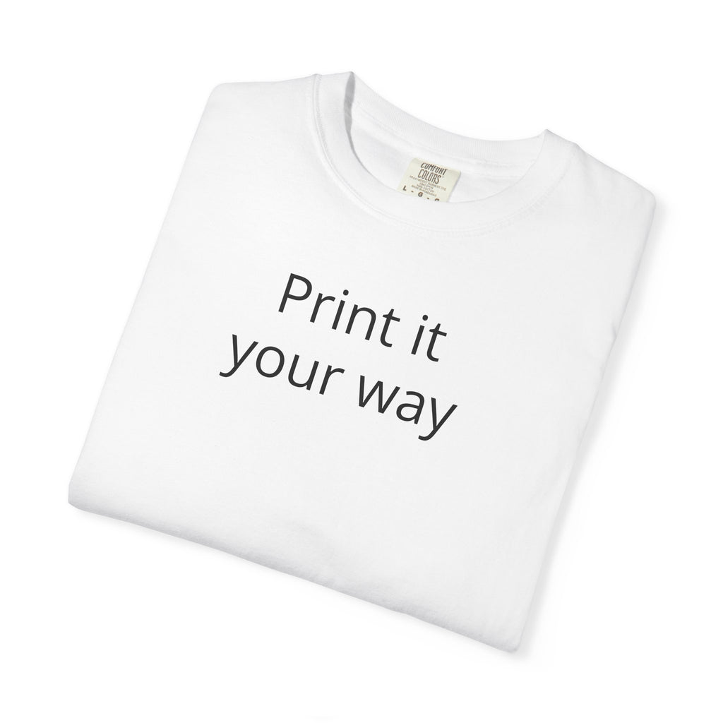 Unisex Garment-Dyed T-shirt